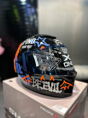 Casco X One 500RS Colour Naranja