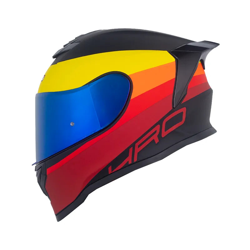 Casco HRO 506SP Gradiex Amarillo Rojo