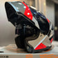 Casco Abatible HRO 3440DV Filo Rojo