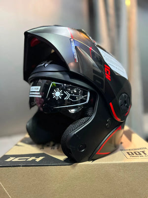 Casco Abatible ICH 3110 Treat - Rojo