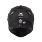 Casco X One MX328 DV Solid Negro Rosado