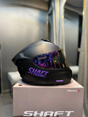 Casco SHAFT PRO SERIES 610DV Solid Negro Morado