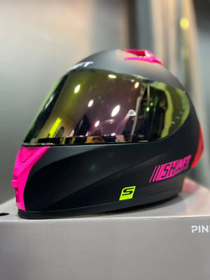 Casco SHAFT 526 SP Evo Solid Negro Rosado 2