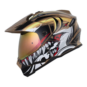 Casco HRO MX 330 DV ATTACK Arena Oscura