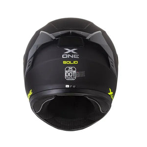 Casco X ONE 500 RS Solid Negro Neon + Pinlock
