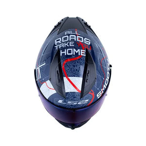 Casco LS2 FF 806 ROMA - Azul Blanco