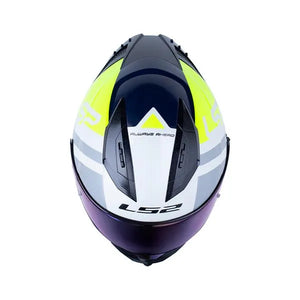Casco LS2 FF 806 Seven - Gris Amarillo Neon