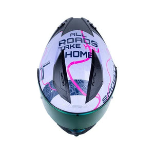 Casco LS2 FF806 ROMA - Morado Azul