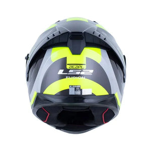 Casco LS2 FF 806 DEDAL - Gris Amarillo Neon