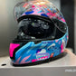Casco SHAFT PRO SERIES 610DV Azul Rosado