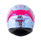 Casco X ONE 500 RS SCRAWL Morado Rosado + Pinlock