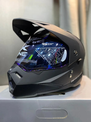 Casco X One MX328 DV Solid Negro Mate