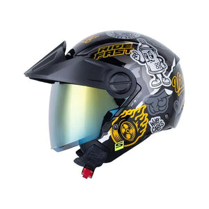 PREVENTA Casco SHAFT 212 PASTE - Negro Dorado