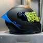 Casco SHAFT 502 DOT Solid Negro Azul