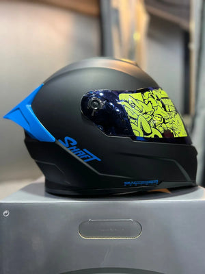 Casco SHAFT 502 DOT Solid Negro Azul