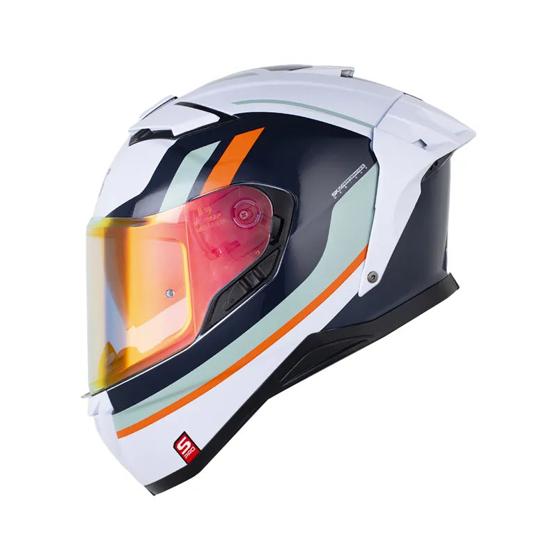 Casco SHAFT PRO SERIES 606 SP MISSING - Azul Naranja