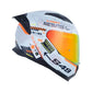 PREVENTA Casco SHAFT 549 SP CODEX - Gris Claro Naranja