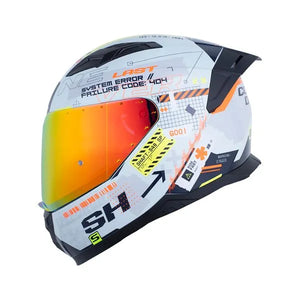 PREVENTA Casco SHAFT 549 SP CODEX - Gris Claro Naranja