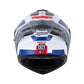 Casco HRO 3480 DV EVO PEPX - Blanco Rojo