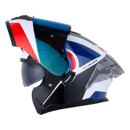 Casco HRO 3480 DV EVO PEPX - Blanco Rojo