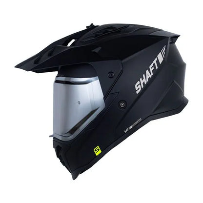 Casco Multiproposito SHAFT MX360 SOLID - Negro Silver