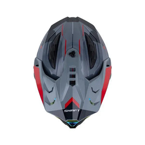 Casco Multipropósito SHAFT MX360 KOSH - Gris Rojo