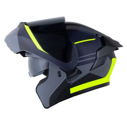 Casco X ONE 3000 RS SABIO - Gris Amarillo