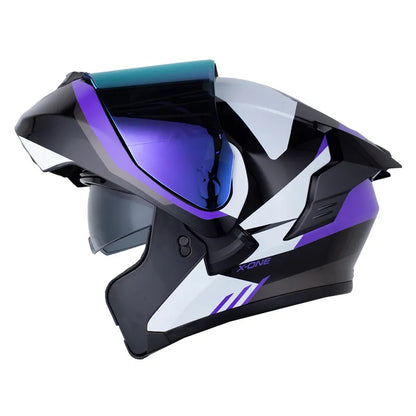 Casco X ONE 3000 RS STOPPER - Negro Morado