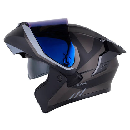 Casco X ONE 3000 RS STOPPER - Negro Gris