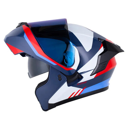 Casco X ONE 3000 RS STOPPER - Azul Rojo