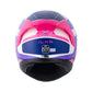 Casco X ONE 500 RS ILHA Blanco Purpura + Pinlock