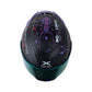 Casco X ONE 500 RS Web Lock Negro Morado + Pinlock