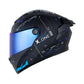 Casco X ONE 500 RS Web Lock Negro Azul + Pinlock
