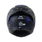 Casco X ONE 500 RS Web Lock Negro Azul + Pinlock