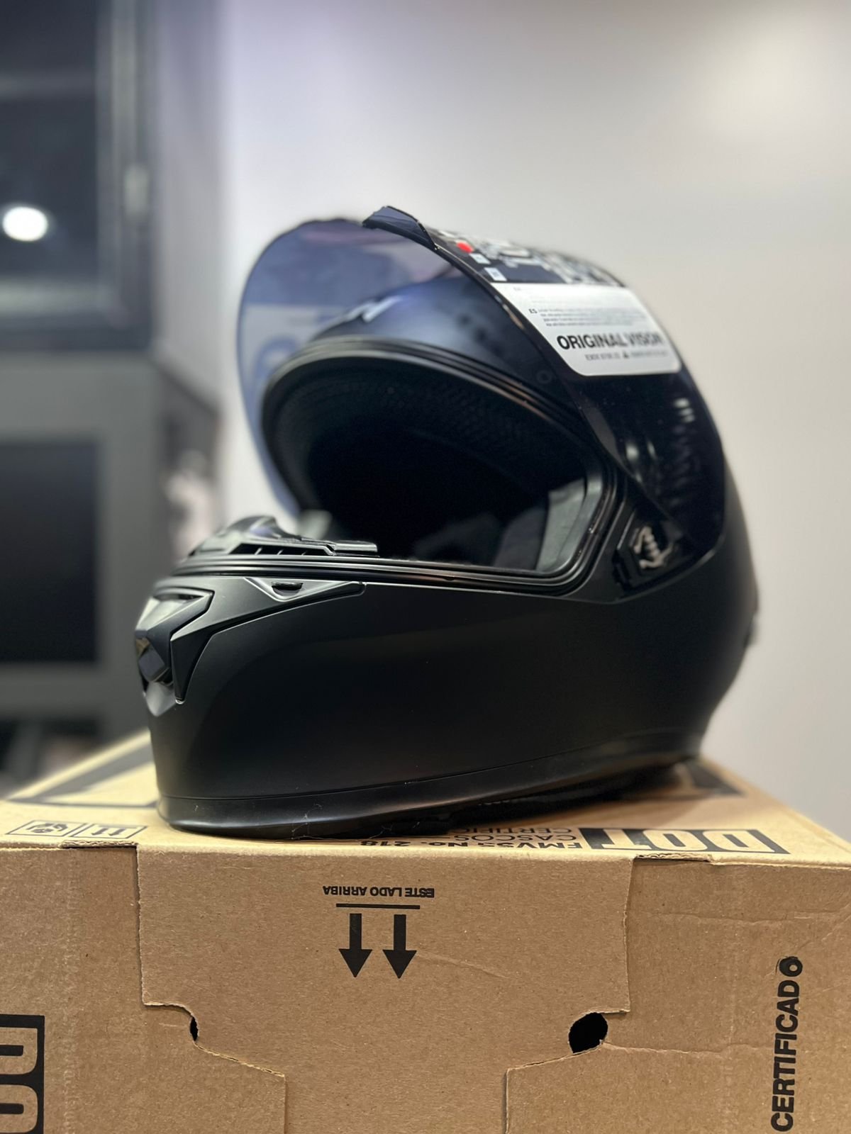 Casco ICH 503SP Solid Negro Mate