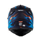 Casco HRO MX 330 DV VONIFACE Azul Oscuro Gris