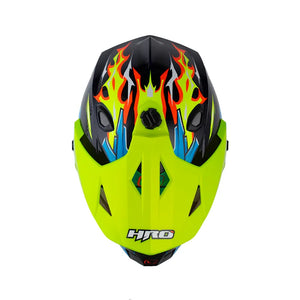 Casco HRO MX 330 DV VONIFACE Azul Verde
