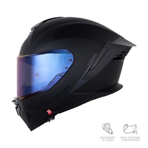 Casco SHAFT PRO SERIES 609 Venom - Negro Mate