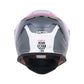 Casco HRO 506 SP MEYK - Blanco Fucsia