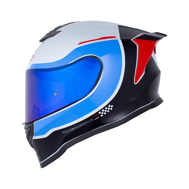 Casco HRO 506 SP DES - Gris claro Azul