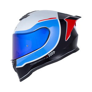 Casco HRO 506 SP DES - Gris claro Azul