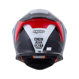 Casco HRO 506 SP DES - Gris claro Azul