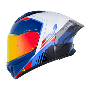 Casco SHAFT 596 SP THUKO Azul Blanco