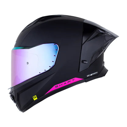 Casco SHAFT 596 SP Solid V2 Negro Fucsia