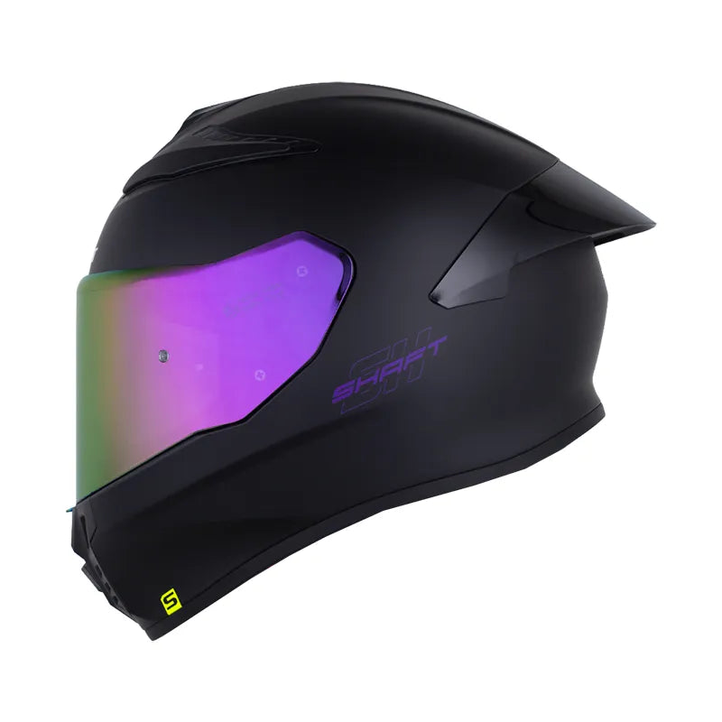 Casco SHAFT 584 SP SOLID V2 Negro Fucsia
