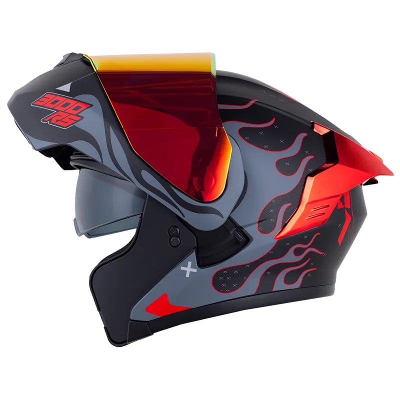 Casco X ONE 3000 RS GNOSIS Rojo Negro