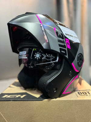 Casco Abatible ICH 3110 Treat - Fucsia