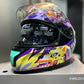 Casco SHAFT PRO SERIES 610DV Morado Turquesa