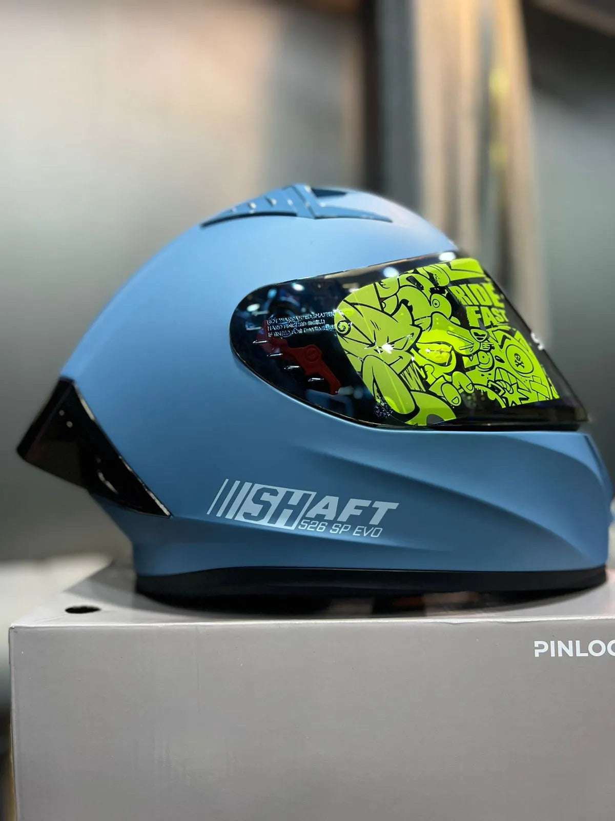 Casco SHAFT 526 SP Evo Solid Azul Turquesa