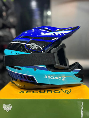 Casco Para niños XECURO 003 Azul